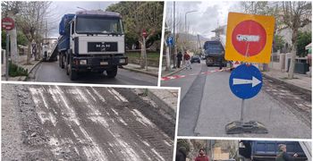 Ξεκίνησαν οι εργασίες ασφαλτοστρωσης στην οδό Μ. Αλεξάνδρου (φωτό - βίντεο)
