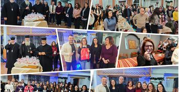 Μουσική, ευχές και βραβεύσεις στην κοπή πίτας του Δημοτικού Σχολείου Πυλίου