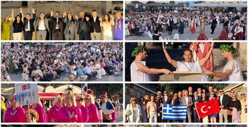 Η Πλατεία Ελευθερίας στην Κω γέμισε με μηνύματα ενότητας και φιλίας