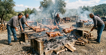 Παραδοσιακό Πάσχα με αρνιά και μουσική στην Πλ. Ελευθερίας Κω (την Δευτέρα του Πάσχα)