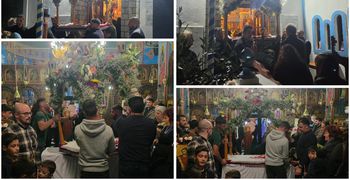 Με κατάνυξη η περιφορά του Επιταφίου στο παραθαλάσσιο χωριό των Πάλων στη Νίσυρο