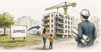 “Φρένο” στην στεγαστική κρίση επιχειρεί να βάλει ο νέος νόμος για την κοινωνική αντιπαροχή - Ο Δήμος θα βάζει το οικόπεδο και ο ιδιώτης κεφάλαιο & εργασία