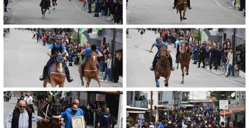 Με λαμπρότητα η παρέλαση αλόγων στο Πυλί προς τιμήν του Αγίου Γεωργίου