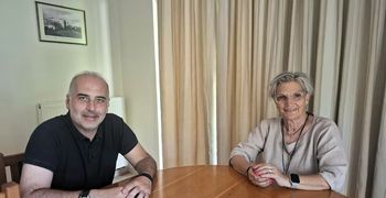 Συνάντηση της Προέδρου της Ένωσης Ξενοδόχων Κω με τον Πρόεδρο της Ένωσης Κώων Αθηνών «Ο Ιπποκράτης»
