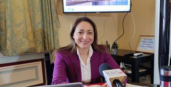 Υποδοχή ευχών από την Έπαρχο Κω-Νισύρου Ντίνα Σβύνου για το νέο έτος την ημέρα των Θεοφανείων