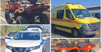 Τροχαίο με ανατροπή «γουρούνας» στον επαρχιακό – Τραυματίστηκε ανήλικος