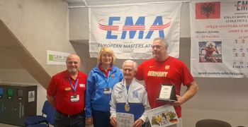 Δύο χρυσά μετάλλια για τον Κωνσταντίνο Χατζηεμμανουήλ στο Πανευρωπαϊκό Πρωτάθλημα Κλειστού Στίβου Masters