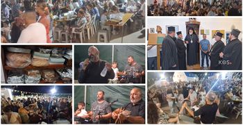 Με μεγάλη προσέλευση ο εσπερινός και το πανηγύρι του Αγίου Φανουρίου στο Μαστιχάρι