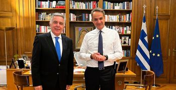 Στο Μέγαρο Μαξίμου ο Βουλευτής Β. Υψηλάντης - Συναντήθηκε με τον Πρωθυπουργό Κ. Μητσοτάκη