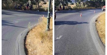 Tρoχαίο με μηχανάκι στις "Πόρτες" Αντιμάχειας - Άμεση παρέμβαση της ΛΕΚ Κω