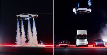 Η Tesla αποκάλυψε το πρώτο ιπτάμενο αυτοκίνητο: Πετά, προσγειώνεται στον δρόμο και συνεχίζει την πορεία του