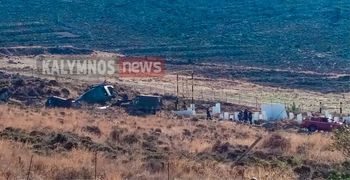 "Βαριά προσγείωση" στρατιωτικού ελικοπτέρου στην Κάλυμνο - Σώοι οι επιβαίνοντες (ανάμεσά τους και ο Ταξίαρχος Κω)