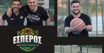 Το προπονητικό επιτελείο του Εσπερου Κω