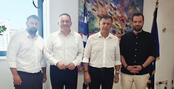 Συνάντηση του Δημάρχου Θ. Νικηταρά με τον Υφ. Παιδείας Κ. Βλάση για τις ανάγκες των σχολικών κτιρίων στην Κω