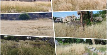 Εικόνα εγκατάλειψης στους αρχαιολογικούς χώρους της Κω - Φοβούνται να πλησιάσουν οι τουρίστες αφου τα χόρτα ξεπερνούν το 1,5 μέτρο 