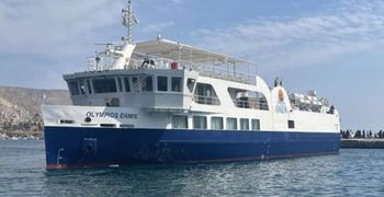 Έκτακτη προσέγγιση στην Κάλυμνο για το «ΟΛΥΜΠΙΟΣ ΕΡΜΗΣ» λόγω βλάβης