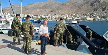 Γιάννης Μαστροκούκος: Αυτοψία στην Ψέριμο για την κατασκευή ελικοδρομίου