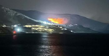 Μεγάλη πυρκαγιά στη χωματερή στα Γιανναχώραφα Καλύμνου 