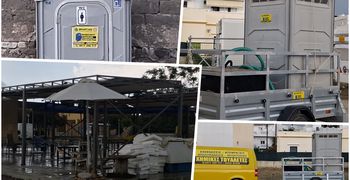 Τοποθετήθηκε χημική τουαλέτα στη λαϊκή αγορα Κω