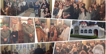  Με κατάνυξη η ακολουθία του Ακαθίστου Ύμνου με τον Σεβασμιώτατο σε Άγιο Νεκτάριο και Αγία Παρασκευή Κω