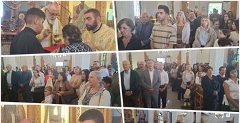 Πλήθος πιστών στην Κυριακάτικη Θεία Λειτουργία στον Ι.Ν. Αγ. Πάντων Κω και προσκύνημα της Εικόνας του Αγ. Φανουρίου