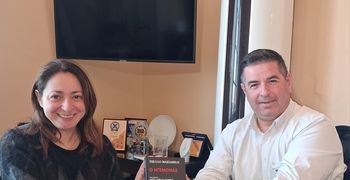 Mε τον Πρόεδρο του Σωματείου Εκμισθωμένων Ιδιωτικών Αυτοκινήτων με Οδηγό Σ. Γραμμένο συναντήθηκε η Έπαρχος Κω