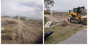 Καταγγελία στην Αστυνομία από τον κ. Β. Τρακόσα και τον κ. Σ. Χατζηπέτρο για παράνομες παρεμβάσεις στην παραλία του Ναυτικού Ομίλου