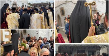 Με μεγάλη συμμετοχή η περιφορά εικόνων και λειψάνων στην Πάτμο