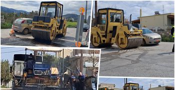 Ξεκίνησε η ασφαλτόστρωση στο Ζηπάρι - Την επόμενη εβδομάδα αναμένεται να δοθεί ο δρόμος στην κυκλοφορία