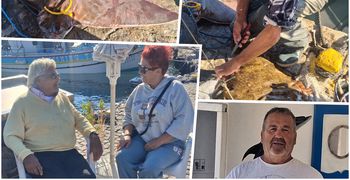 Πρωινή ψαριά με σαλάχια από τον κ. Π. Μητσάτσο: «Εξαφανίστηκαν τα ψάρια λόγω λαγοκέφαλου» φωνάζουν οι ψαράδες