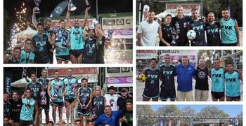 Γκολ, θέαμα και συγκινήσεις στο 1ο Διεθνές Open World Tournament Footvolley - Νικητές οι Ze Moura / Βelinho 