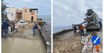 ΟΛΟΚΛΗΡΩΣΗ ΕΡΓΑΣΙΩΝ ΑΠΟΚΑΤΑΣΤΑΣΗΣ ΣΤΟ ΠΑΡΑΛΙΑΚΟ ΜΕΤΩΠΟ ΜΑΝΔΡΑΚΙΟΥ ΤΗΣ ΝΙΣΥΡΟΥ