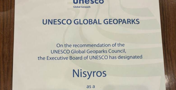 Ιστορική στιγμή για τη Νίσυρο: Επίσημη ένταξη στο Δίκτυο Παγκόσμιων Γεωπάρκων της UNESCO