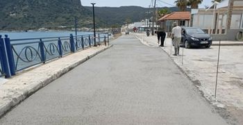 Ολοκληρώθηκαν οι εργασίες σκυροδέτησης στο δρόμο του Καμαριου Κεφάλου 