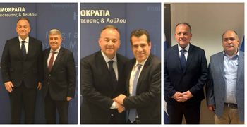 Συναντήσεις του κ. Γιάννη Παππά στο Υπ. Μετανάστευσης για τις δομές και το μεταναστευτικό στα νησιά