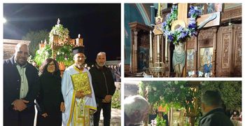 H περιφορά του Επιταφίου στoν Ι.Ν. Κοιμήσεως της Θεοτόκου στην Αντιμάχεια