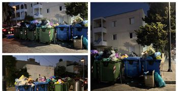 Δυσφορία και παράπονα για τα απορρίμματα στις οδούς Θεμιστοκλέους και Αβέρωφ