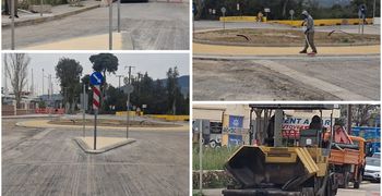 Έκλεισε ο κόμβος στη Μαρίνα - Ξεκίνησαν οι εργασίες ασφαλτοστρωσης - Δηλώσεις του εργολάβου 