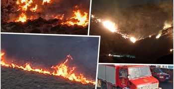 Υπό έλεγχο η μεγάλη πυρκαγιά στην Κάλυμνο μετά από ολονύχτια μάχη με τις φλόγες