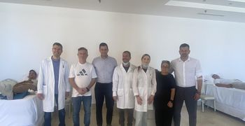 Εθελοντική Αιμοδοσία  στο ξενοδοχείο Blue Domes του Ομίλου Μήτση στην Καρδάμαινα 