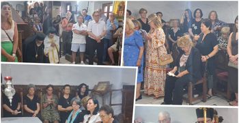 Παράκληση στην Υπεραγία Θεοτόκο με τον Σεβασμιώτατο και τις «Νιαμερίτισσες» στην Παναγία Σπηλιανή Νισύρου