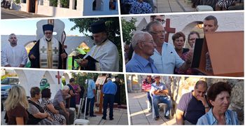 Με κατάνυξη ο εσπερινός της εορτής των Αγίων Αναργύρων στο ομώνυμο εξωκλήσι στο Τιγκάκι