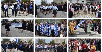 Με συγκίνηση και περηφάνια η παρέλαση στην Ευαγγελίστρια Ασφενδιού για την επέτειο της 25ης Μαρτίου