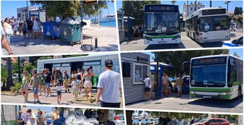 Παράπονα για την "εικόνα" στην αφετηρία (Πολεμική Σκάλα) της Αστικής Συγκοινωνίας Κω