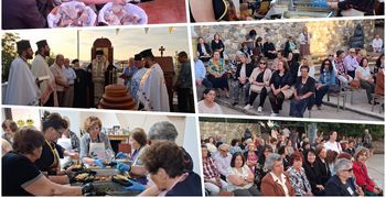 Με πολύ κόσμο ο εσπερινός της εορτής της Αγ. Υπομονής στην Μεσαριά