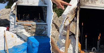 Προσοχή με τα κεριά και τις λαμπάδες στο Χριστό (Δίκαιο) – Παραλίγο να προκληθεί πυρκαγιά