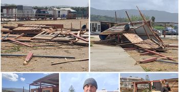 Μεγάλες καταστροφές από την κακοκαιρία στο “Ericas Horse Farm” στο Μαρμάρι