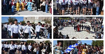 Mε λαμπρότητα η παρέλαση της 7ης Μαρτίου στην Ευαγγελίστρια Ασφενδιού