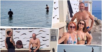 Στα παγωμένα νερά με χαμόγελο οι τολμηροί χειμερινοί κολυμβητές της Κω