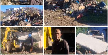 Καθαρίζεται από τον ιδιοκτήτη ο χώρος στη Λαγκάδα όπου διέμεναν παράνομα οι Ρομά και δημιουργούσαν προβλήματα 